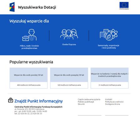 Portal Funduszy Europejskich Wyszukiwarka Dotacji -