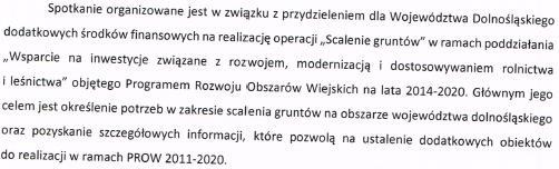 Spotkanie w sprawie scaleń gruntów w Urzędzie