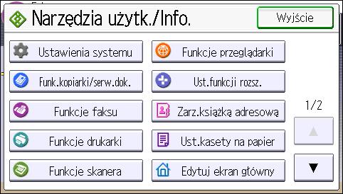 Jak korzystać z [ekran głównego] 2.
