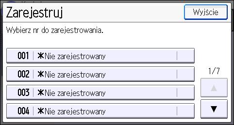 Rejestrowanie funkcji w programie 3. Naciśnij przycisk [Program]. 4. Naciśnij przycisk [Program]. CXC255 5. Naciśnij numer programu, który ma zostać zarejestrowany. 6. Podaj nazwę programu. 7.