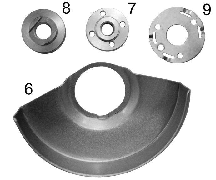 EN DESCRIPTION 1. Spindle lock 2. Start lock 3. Power switch 4.