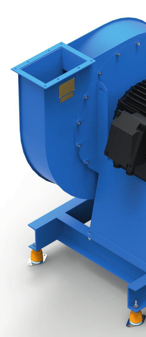 Application: Cntrifugal ZWP fans ar intndd for prssing of inrt gas in gnral vntilation systms and procss lins. Allowabl dust contnt must not xcd 0,3g/m3.