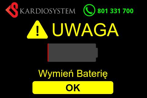 5. Powiadomienia systemu PocketECG III Ekran PocketECG III może wyświetlać następujące powiadomienia: Powiadomienie Opis Rozwiązanie problemu Widok powiadomienia Brak karty pamięci Nie można