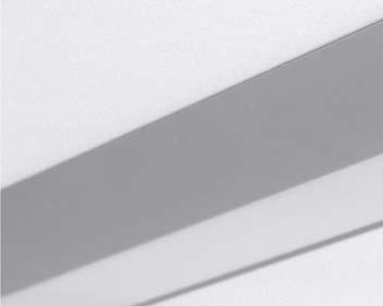 construction, producing a line of light with two LED strips with the diodes spaced 15mm