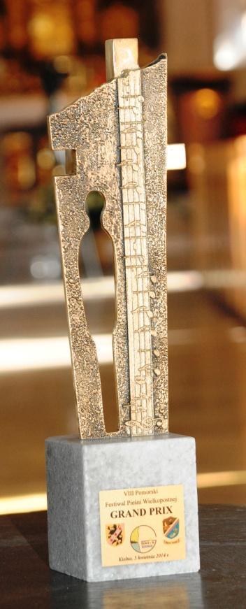 Festiwalowa statuetka VIA DOMINI Festiwalowa statuetka VIA DOMINI ( Ja jestem bramą. Jeżeli ktoś wejdzie przeze mnie, będzie zbawiony - J10,9) złożona jest z kilku ważnych, symbolicznych elementów.