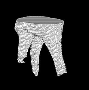 Rekonstrukcja komory oraz kanałów korzeniowych zęba A2 po opracowaniu endodontycznym chambers and root canals their volumes increase. Before treatment the internal tooth volume averages at 55.59 mm 3.