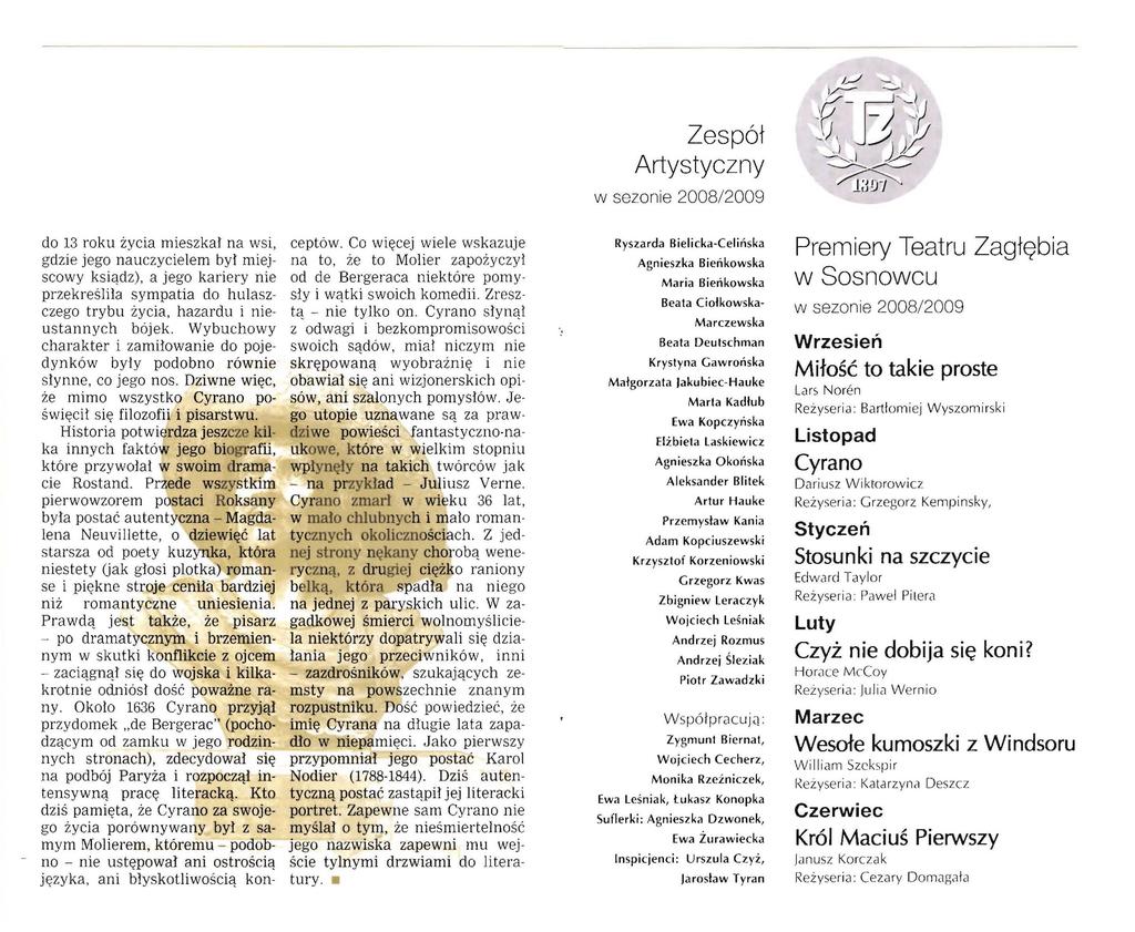 do 13 roku życia mieszkał na wsi, ceptów.