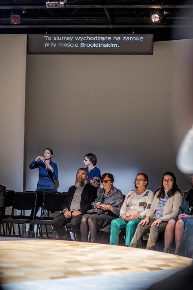 OGÓLNE INFORMACJE O DOSTĘPNOŚCI muszą być podawane na żywo. Przed dostępnym spektaklem powinna odbyć się próba, w czasie której zostaną sprawdzone wszystkie udogodnienia.