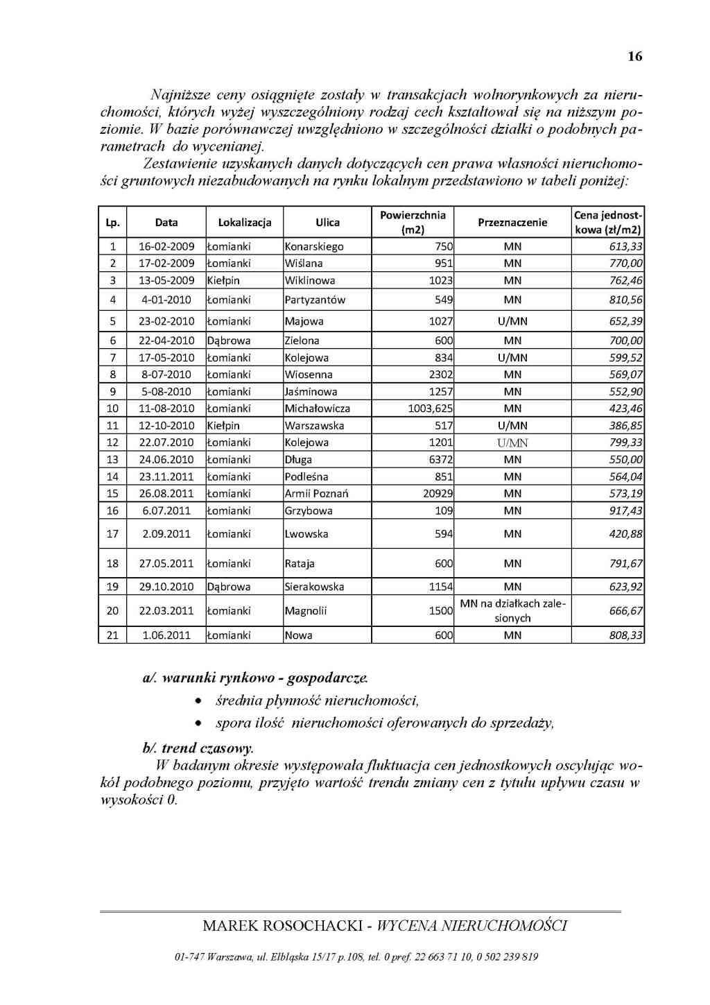 NOTA INFORMACYJNA OBLIGACJI