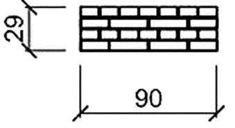 Zadanie egzaminacyjne Wykonaj narożnik muru zgodnie z rysunkami 1, 2. i 3, a następnie na przygotowanym podłożu wykonaj tynk cienkowarstwowy mozaikowy zgodnie z rysunkiem 4.