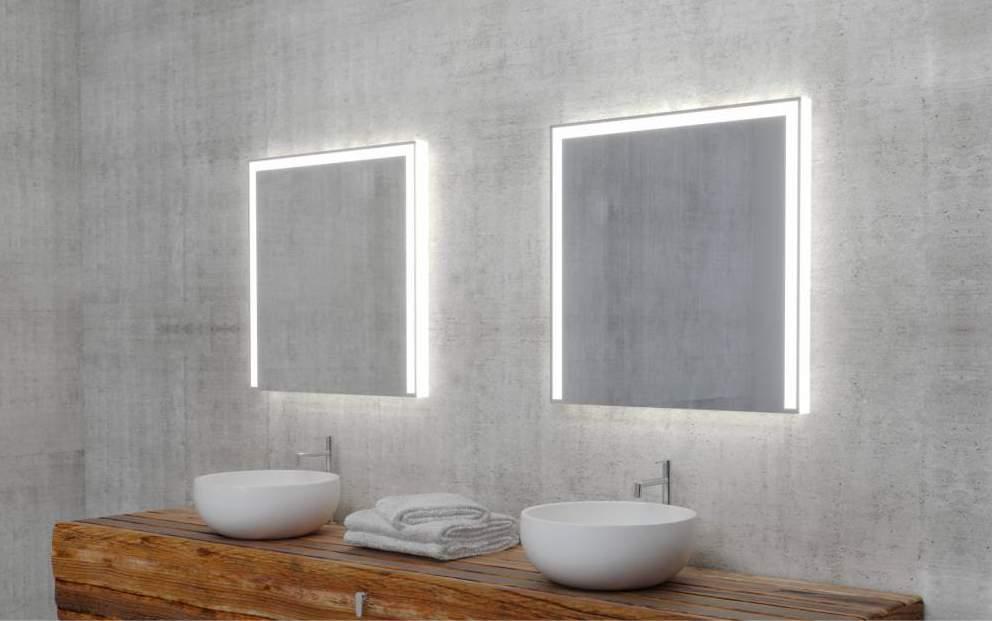 DIAMANT U Cristal Vision 5mm mirror, construction - varnished steel Cristal Vision 5mm Spiegel, Konstruktion - lackierter Stahl Lustro Cristal Vision 5mm, konstrukcja - stal