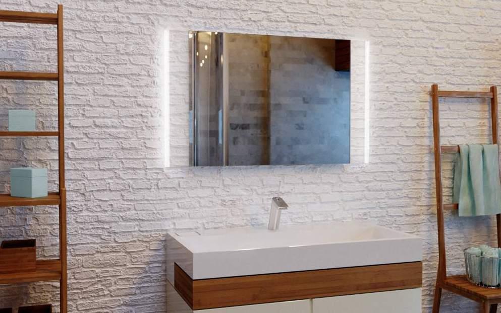 BIANCA Cristal Vision 5mm mirror, construction - varnished steel Cristal Vision 5mm Spiegel, Konstruktion - lackierter Stahl Lustro Cristal Vision 5mm, konstrukcja - stal lakierowana 40 600 100 14