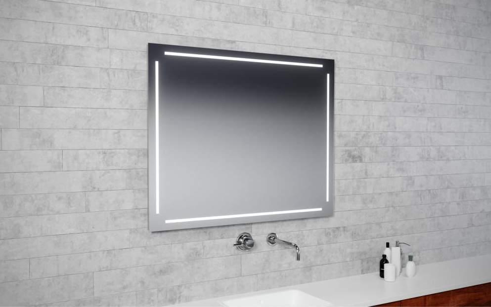 EASY ALU 04 4mm mirror, construction - brushed aluminum 4mm Spiegel, Konstruktion - gebürstet Aluminium Lustro 4mm, konstrukcja - aluminium szlifowane 34 75 75 32 12 H 82 EASY ALU 04 60x80 600 800