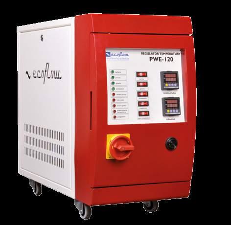 TEMPERATURE 40 o C 40 o C DOKŁADNOŚĆ REGULACJI TEMPERATURY ACCURACY OF TEMPERATURE ±1 o C ±1 o C MEDIUM / MEDIUM WODA / WATER WODA / WATER NOMINALNA MOC POMPY (kw) PUMP NOMINAL POWER MAX.