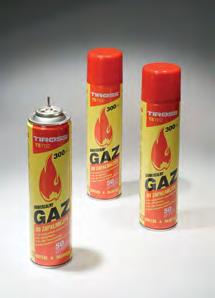 zapalniczek i zapalaczy gazowych Pojemność gazu: 300 ml