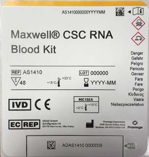 7. Przebieg pracy analizatora Metodę oczyszczania RNA z krwi Maxwell CSC można pobrać ze strony internetowej firmy Promega: www.promega.com/resources/tools/maxwellcscmethod.