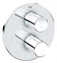 GROHTHERM 3000 COSMOPOLITAN 19 467 000 chrom 331,00 19 467 LS0 moon white 396,00 Grohtherm 3000 Cosmopolitan bateria termostatyczna do obsługi jednego wyjścia wody do montażu gotowego do: GROHE