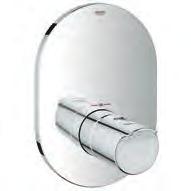 GROHTHERM 2000 19 352 001 chrom 245,00 Grohtherm 2000 bateria centralna z termostatem do montażu gotowego do: GROHE Rapido T 35 500 000 (zamawiany osobno) rozeta ścienna z GROHE QuickFix (z