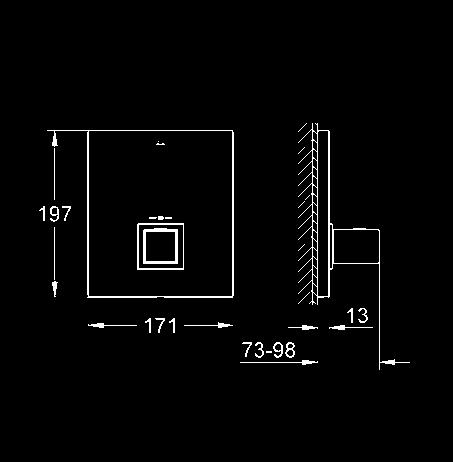 TERMOSTATY ELEMENTY PODTYNKOWE PRYSZNICE KUCHENNE SPECJALNE TOALETY MYJĄCE INSTALACYJNE SPŁUKUJĄCE 19 961 000 chrom 289,00 Grohtherm Cube bateria centralna z termostatem do montażu gotowego do: