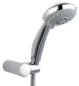 1-funkcyjna 1 150cm Wąż, L = 150 cm 5 Rączka 5-funkcyjna G½ EASY CLEAN Końcówka G ½ Wąż