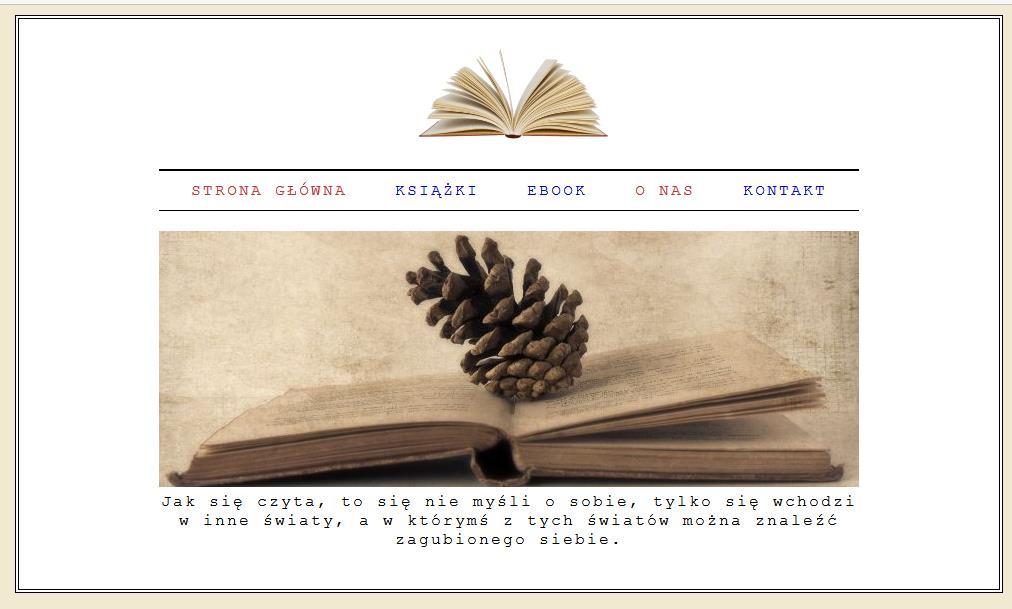 zdjęcie do artykułu (620x400); jeśli w witrynie konsekwentnie będą stosowane obrazy w pewnych wymiarach to właśnie wtedy można je podawać w CSS, a nie w kodzie HTML; Przykład 2.4. Utwórz stronę o nazwie obrazy.