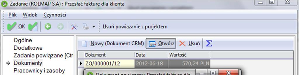 etapami projektu wraz z wykonywanymi czynnościami, które dążą w kierunku