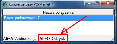 Przechodzimy do ostatniego już etapu, czyli importu bazy.