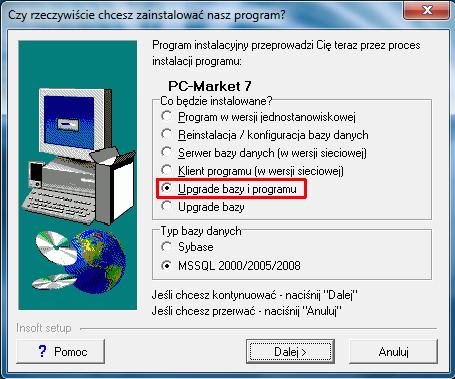 bazy danych lub innych czynności administracyjnych na serwerze SQL Po zakończeniu instalacji silnika bazy danych