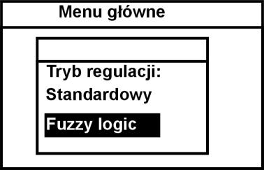 Jeśli w trybie tym termostat pokojowy rozewrze styki sygnalizując tym osiągnięcie temperatury zadanej w pomieszczeniu wówczas regulator: obniży temperaturę zadaną kotła o parametr obniżenie