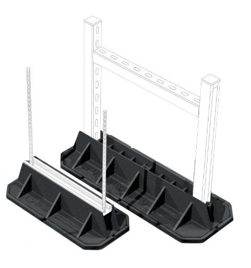 stopowy Opis 2 x 1m kształtowniki wzdłużne o przekroju 40mm x 40mm 2 x 1,2m kształtowniki poprzeczne o przekroju 40mm x 40mm 4 x zestaw nóg wraz z matami