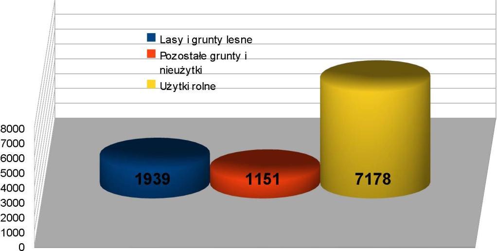 Gospodarka Leśna Na tle mapy użytkowania gruntów gminy Lipno udział lasów i gruntów leśnych nie przedstawia się imponująco.