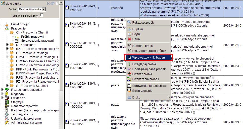 strony tego pola. Po kliknięciu ikonki program wstawia do okna kolejny numer porządkowy sprawozdania.