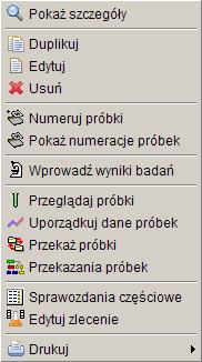 Etapy są aktualizowane automatycznie w trakcie różnych czynności i nie ma możliwości ręcznej ingerencji. Są oznaczone kolorowymi ikonkami na listach.