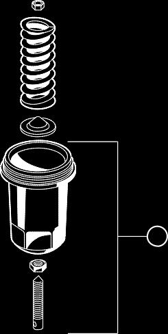 Części zamienne Regulator ciśnienia D22, produkowany od 1968 Przegląd Opis Wielkość Nr części 1 2 1 Wkład zaworu kompletny (bez sprężyny) 1 / 4" + 3 / 8" 0903223 1 / 2" 0903224 3 / 4" 0903225 1"