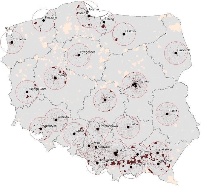 Dostępność geograficzna ośrodków