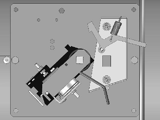 Mechanizm klapy typu: KWP-O-SE. Rys. 6. Mechanizm klapy typu: KWP-O-SE.