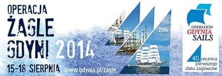 Operacja Żagle Gdyni 2014 W 2014 roku mija 40. rocznica pierwszego zlotu żaglowców, który odbył się w Gdyni.