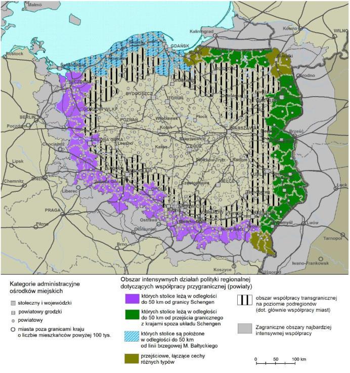 dedykowanie specjalnych działań regionom Polski Wschodniej, w tym regionowi podkarpackiemu, charakteryzującym się najniższym poziomem rozwoju w Polsce.