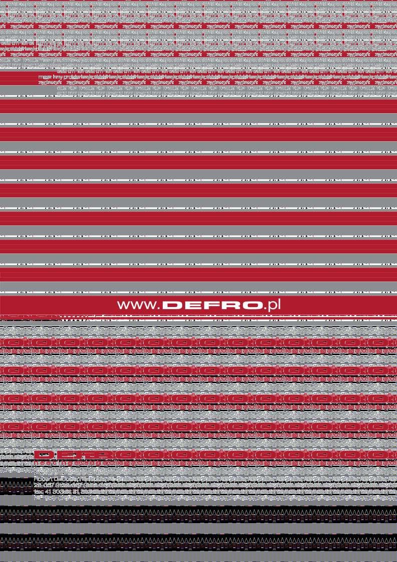 DEFRO Spółka z ograniczoną odpowiedzialnością Sp. k.
