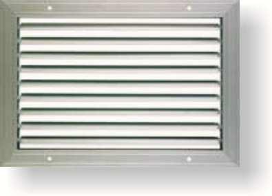 Kratki wentylacyjne aluminiowe RDJ KLIMA KS-al kratka wentylacyjna aluminiowa z kierownicami poziomymi KSH-al-P kratka wentylacyjna aluminiowa z kierownicami poziomymi i przepustnicą KSH-V-al kratka
