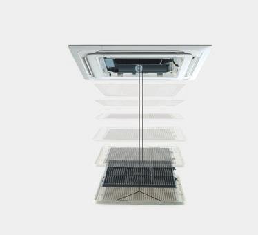 KLIMATYZATORY LG AKCESORIA KLIMATYZATORY LG AKCESORIA Panel maskujący kaset PTDCQ / PTDCM Opis Zastosowanie PTDCQ PTDCM Zabudowa do klimatyzatora