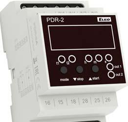 0 PDR Programowalny przekaźnik cyfrowy kod EA PDRA /0 V: PDRA /UI: PDRB /0 V: PDRB /UI: 85940007 8594000444 85940005 859400068 Dane echniczne Ilość funkcji: Zaciski zasilania: apięcie zasilania: