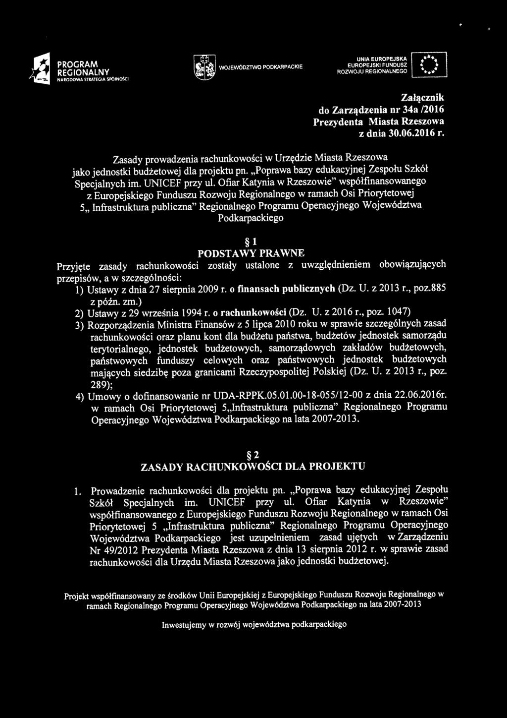 Poprawa bazy edukacyjnej Zespołu Szkół Specjalnych im. UNICEF przy ul.