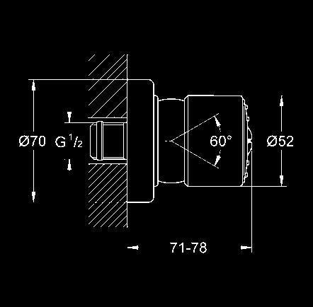 1/2 wysięg 148 mm regulowane natężenie przepływu od 5 do 35 l/min 28 286 000 chrom 96,00 Relexa 50 dysza boczna, 2 strumienie Normal, Jet przegub kulowy minimalna