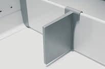 Connector for transverse bar and railings Соединитель