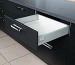 Wymiary montażowe/ Mounting dimensions/ Монтажные размеры: Dla szuflady niskiej/ For low drawer/ Для низкого ящика Wymiary montażowe szuflady i korpusu Mounting dimensions of drawer and body