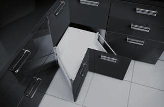 Szuflada Modern Box pod zlewozmywak (niepełne wycięcie) Under sink drawer 500/400 with partial cut / Выдвижной ящик под мойку с "U" выемкой Cechy produktu / Features / Характеристика товара: Pełny