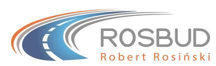 "ROSBUD" Robert Rosiński ul. Generała Kazimierza Pułaskiego 18C 07-202 Wyszków email: biuro@rosbud.pl www.rosbud.pl Egz.