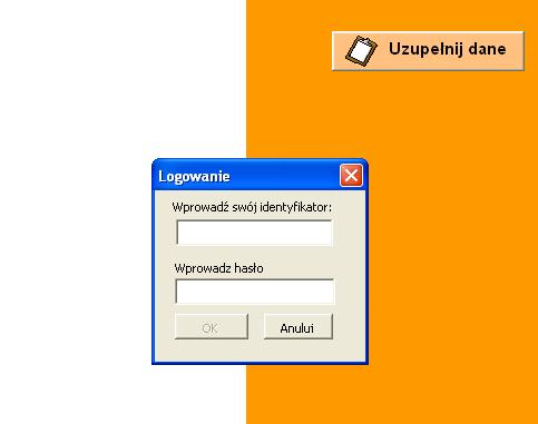 10.2 Praca z Formularzem PEFS 2007 Po wprowadzeniu indywidualnego identyfikatora i hasła pojawi się okno z dostępnymi opcjami: Wprowadzanie informacji naleŝy rozpocząć od zakładki Dane projektu.