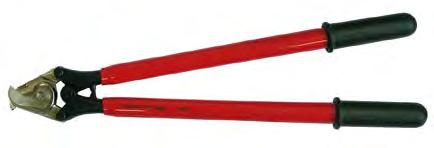 średnicy od 62 mm do 80 mm, tną również kable z oplotem z cienkiej, miękkiej blachy stalowej oraz kable zbrojone zewnętrznie blachą stalową, nie przeznaczone do blachy hartowanej.